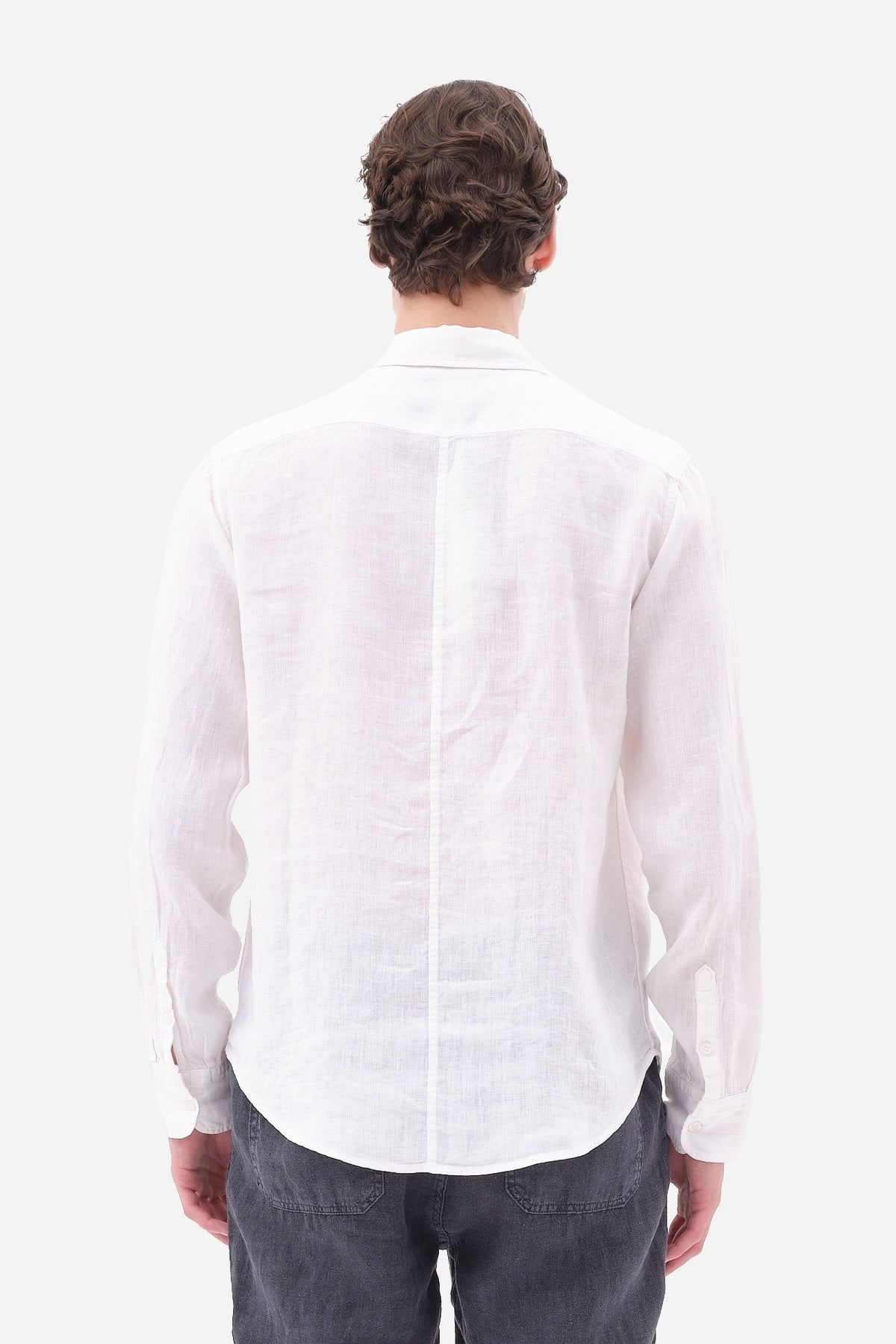 DIRTY LAUDRY Ανδρικό Πουκάμισο Λινό Λευκό Regular Fit DLMS000134/WHITE 1815230