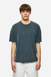 DIRTY LAUDRY Ανδρικό T-Shirt Βαμβάκι Γκρί Regular Fit DLMT000606/VINTAGE GREY 1815238