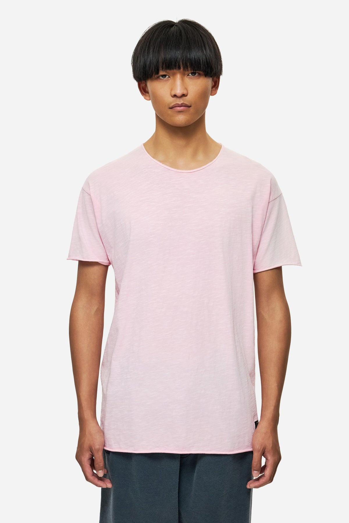 DIRTY LAUDRY Ανδρικό T-Shirt Βαμβάκι Ρόζ Regular Fit DLMT000637/BUBBLEGUM 1815241