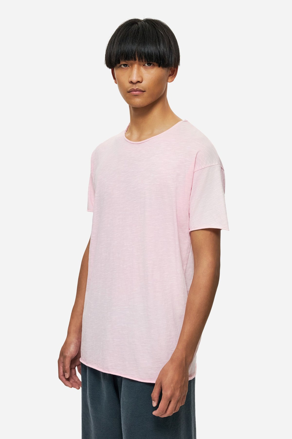 DIRTY LAUDRY Ανδρικό T-Shirt Βαμβάκι Ρόζ Regular Fit DLMT000637/BUBBLEGUM 1815241