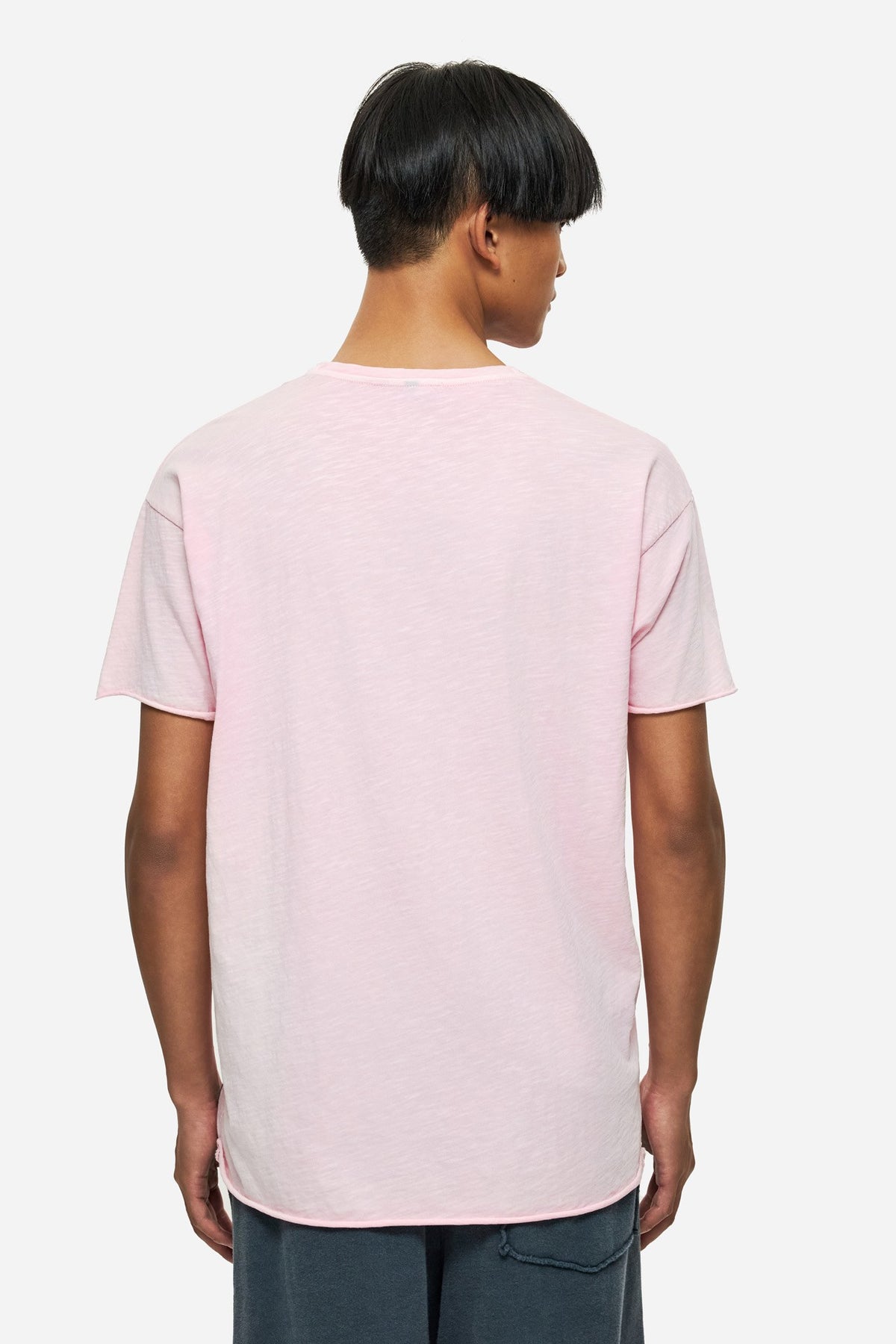 DIRTY LAUDRY Ανδρικό T-Shirt Βαμβάκι Ρόζ Regular Fit DLMT000637/BUBBLEGUM 1815241