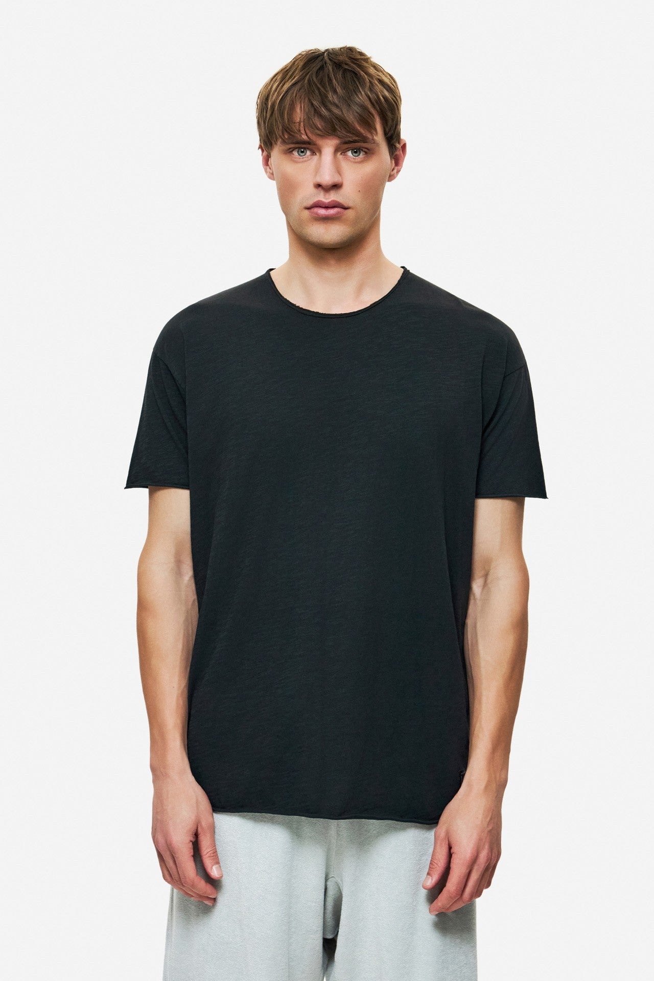 DIRTY LAUDRY Ανδρικό T-Shirt Βαμβάκι Μαύρο Regular Fit DLMT000637/BLACK 1815241