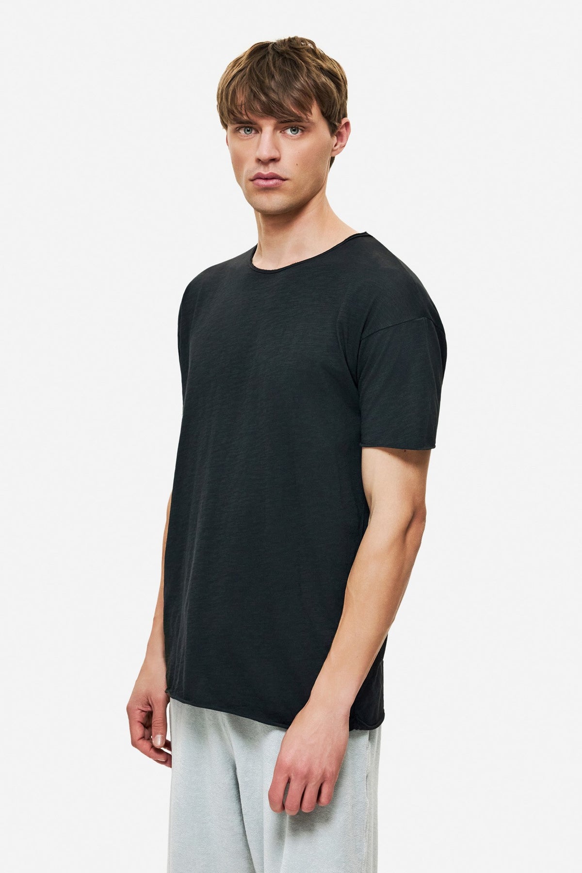 DIRTY LAUDRY Ανδρικό T-Shirt Βαμβάκι Μαύρο Regular Fit DLMT000637/BLACK 1815241