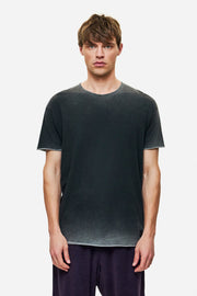 DIRTY LAUDRY Ανδρικό T-Shirt Βαμβάκι Μαύρο Regular Fit DLMT000637/SHADOW BLACK 1815241