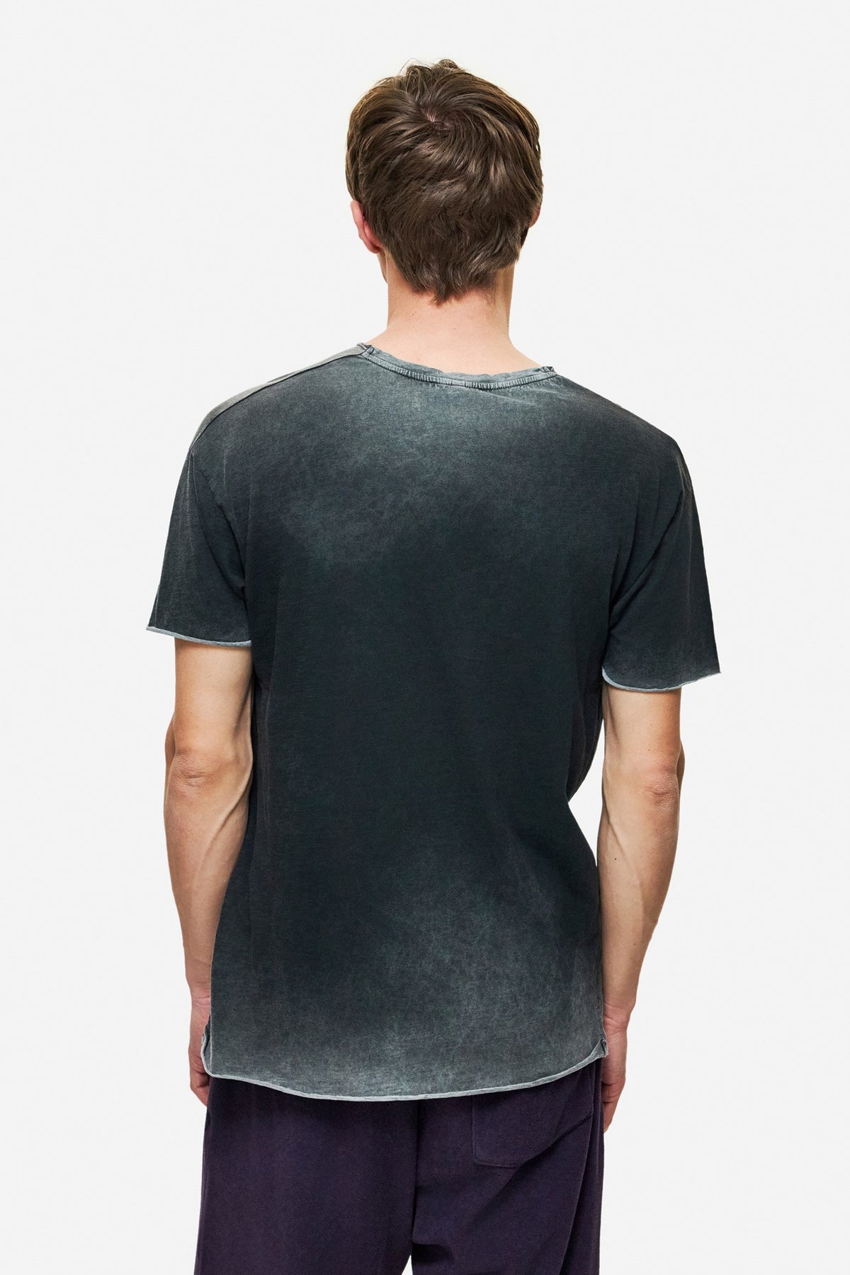 DIRTY LAUDRY Ανδρικό T-Shirt Βαμβάκι Μαύρο Regular Fit DLMT000637/SHADOW BLACK 1815241