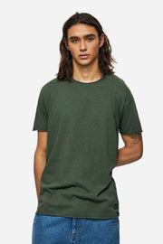DIRTY LAUDRY Ανδρικό T-Shirt Βαμβάκι Χακί Regular Fit DLMT000637/KHAKI 1815241