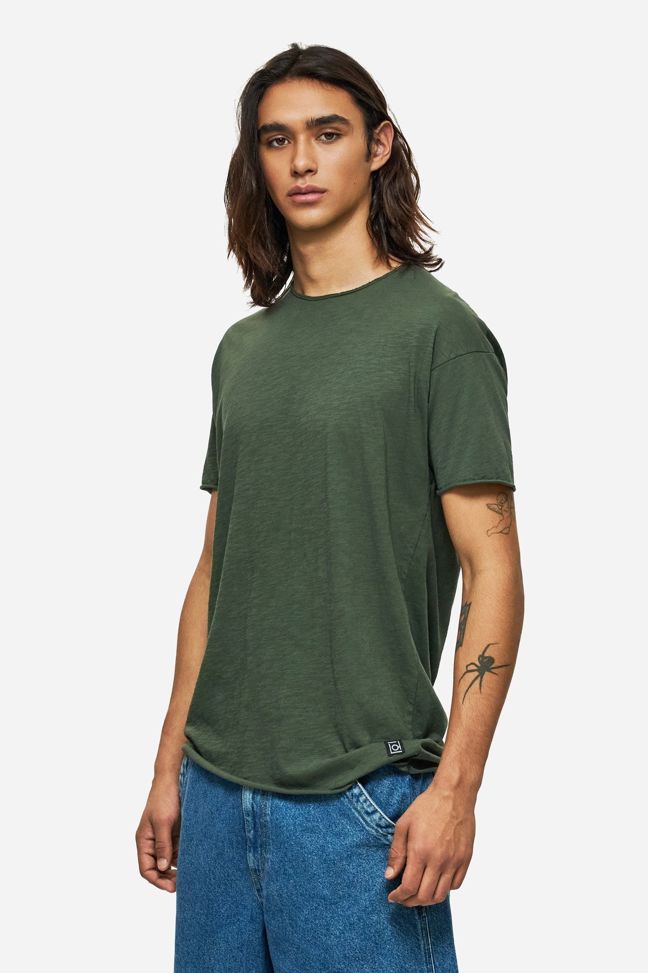 DIRTY LAUDRY Ανδρικό T-Shirt Βαμβάκι Χακί Regular Fit DLMT000637/KHAKI 1815241
