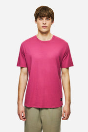 DIRTY LAUDRY Ανδρικό T-Shirt Βαμβάκι Ρόζ Regular Fit DLMT000640/POMEGRANATE 1815244