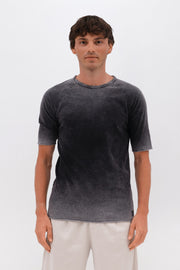 DIRTY LAUDRY Ανδρικό T-Shirt Βαμβάκι Μαύρο Regular Fit DLMT000643/SHADOW BLACK 1815246