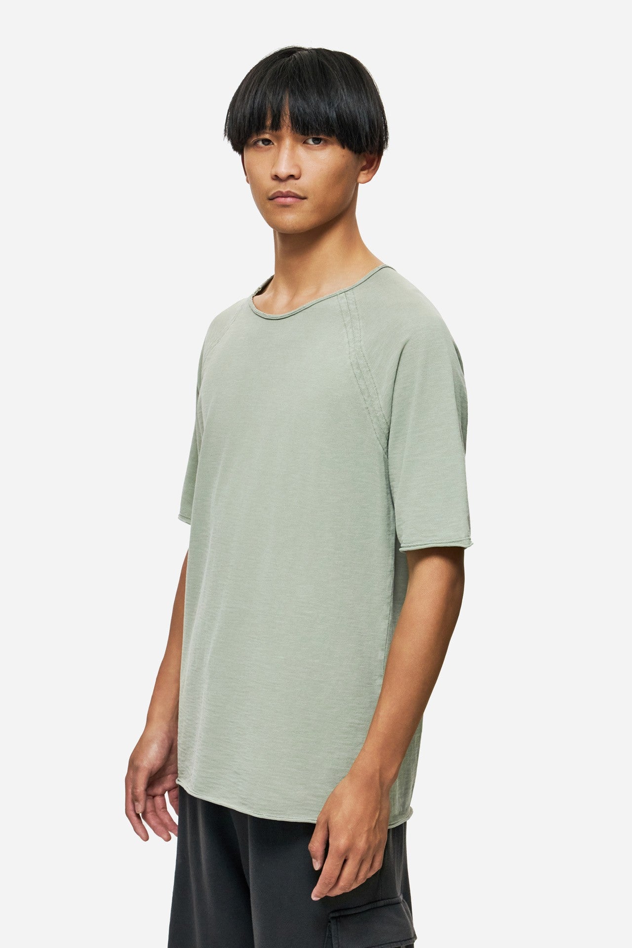 DIRTY LAUDRY Ανδρικό T-Shirt Βαμβάκι Πράσινο Regular Fit DLMT000643/VINTAGE GREIGE 1815246