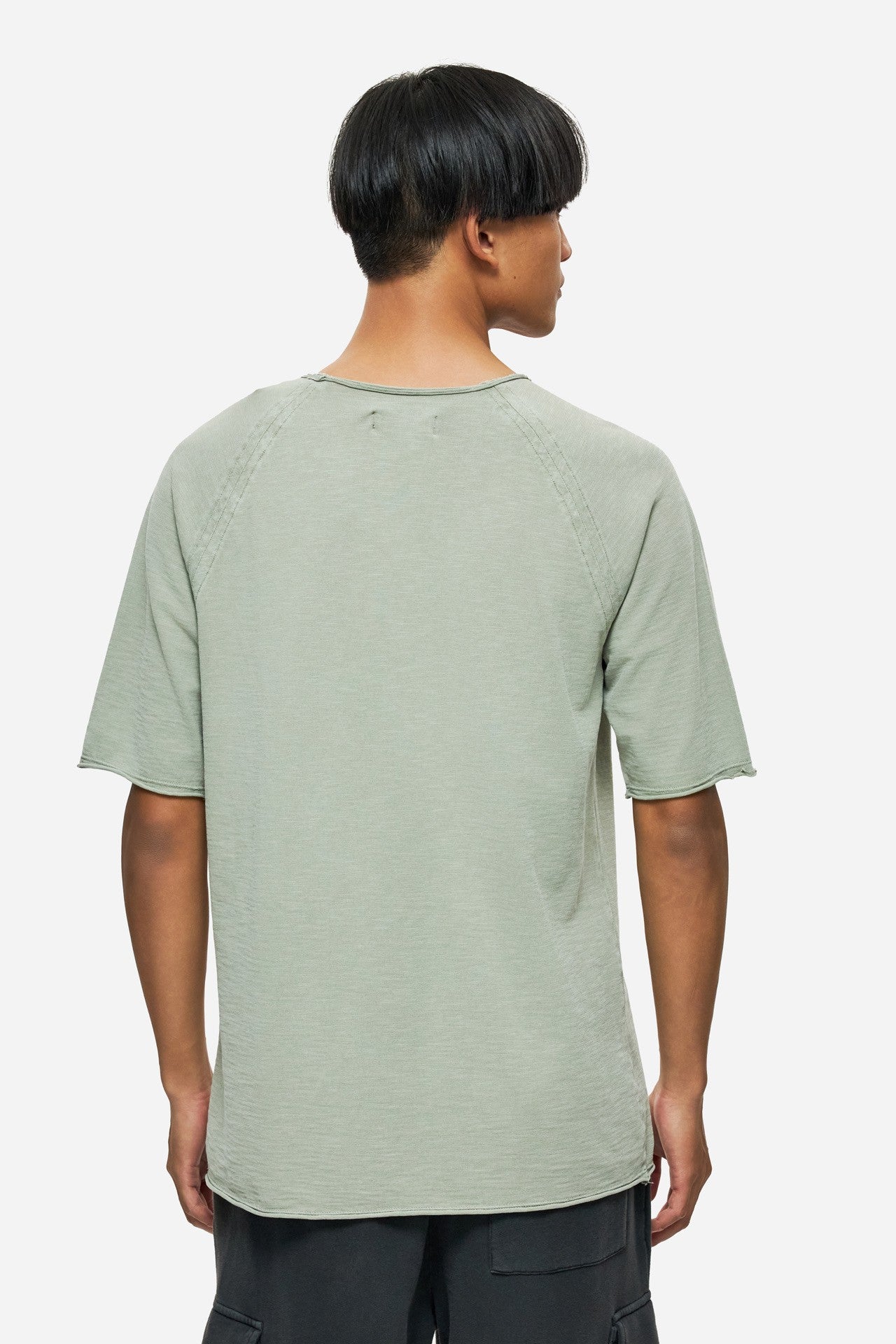 DIRTY LAUDRY Ανδρικό T-Shirt Βαμβάκι Πράσινο Regular Fit DLMT000643/VINTAGE GREIGE 1815246