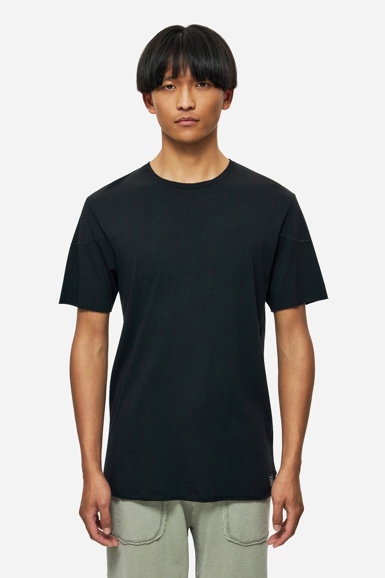 DIRTY LAUDRY Ανδρικό T-Shirt Βαμβάκι/Τένσελ Μαύρο Regular Fit DLMT000656/BLACK 1821233