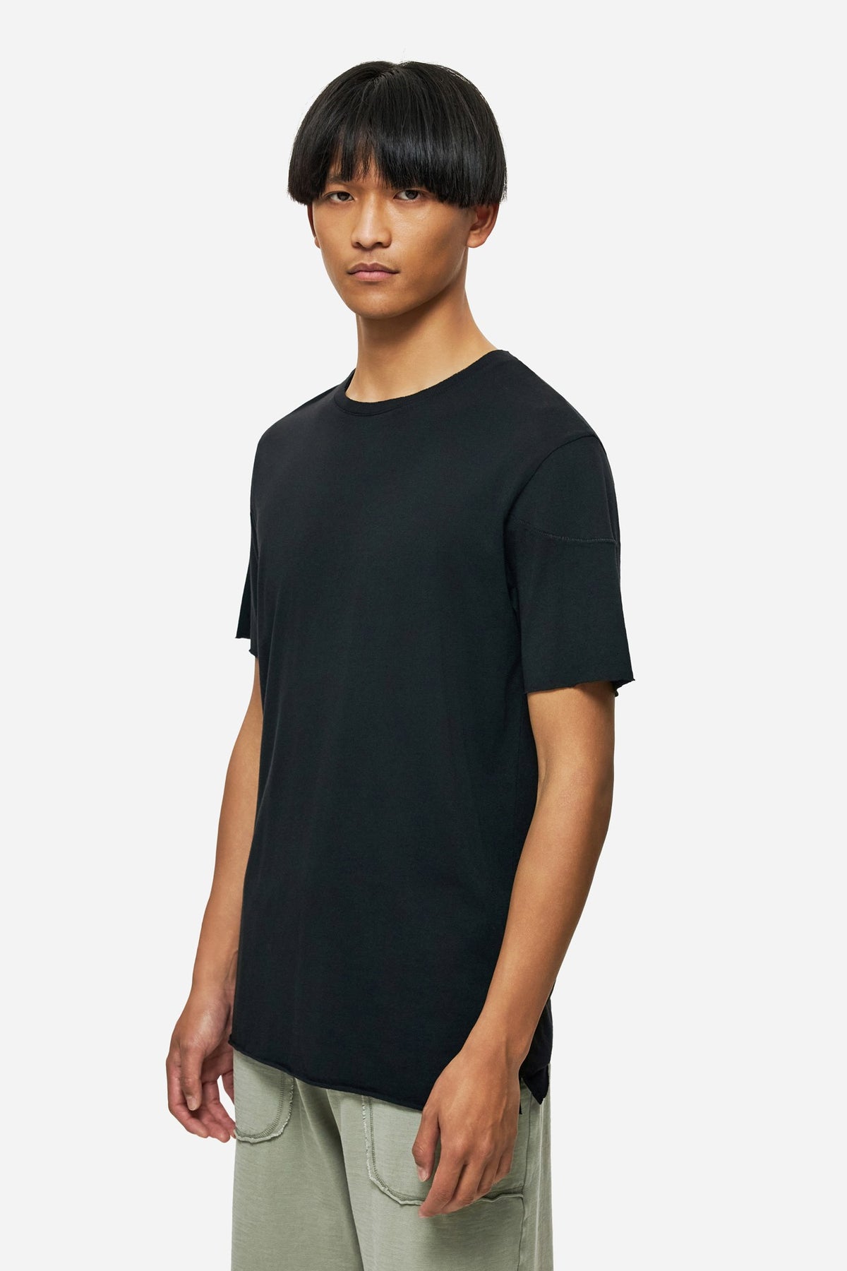 DIRTY LAUDRY Ανδρικό T-Shirt Βαμβάκι/Τένσελ Μαύρο Regular Fit DLMT000656/BLACK 1821233
