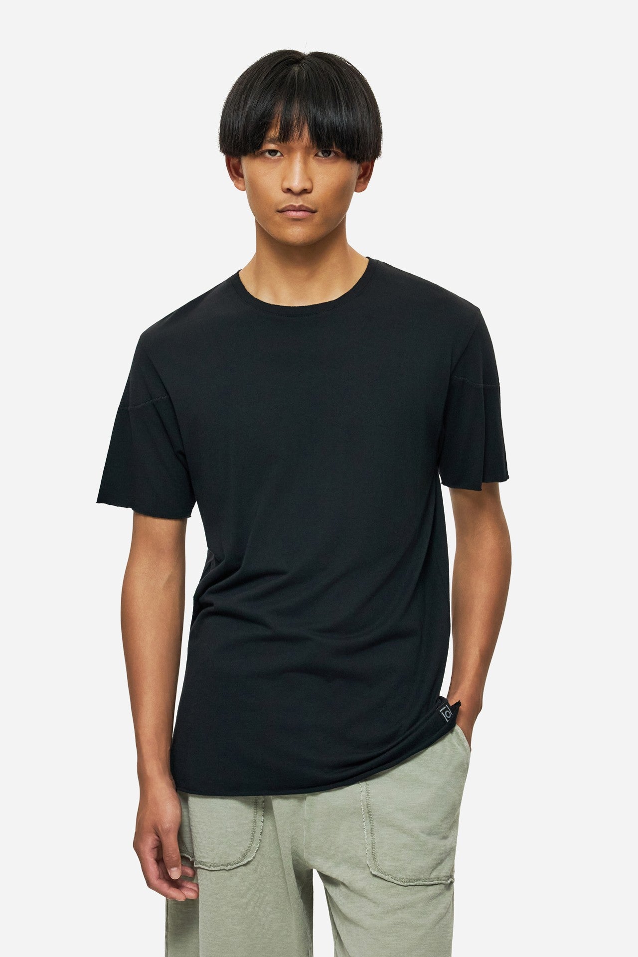 DIRTY LAUDRY Ανδρικό T-Shirt Βαμβάκι/Τένσελ Μαύρο Regular Fit DLMT000656/BLACK 1821233