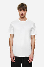 DIRTY LAUDRY Ανδρικό T-Shirt Βαμβάκι/Τένσελ Λευκό Regular Fit DLMT000656/WHITE 1821233