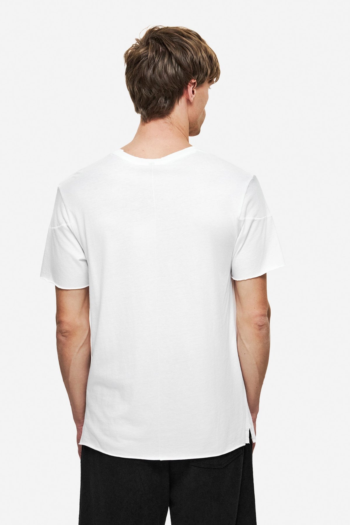 DIRTY LAUDRY Ανδρικό T-Shirt Βαμβάκι/Τένσελ Λευκό Regular Fit DLMT000656/WHITE 1821233