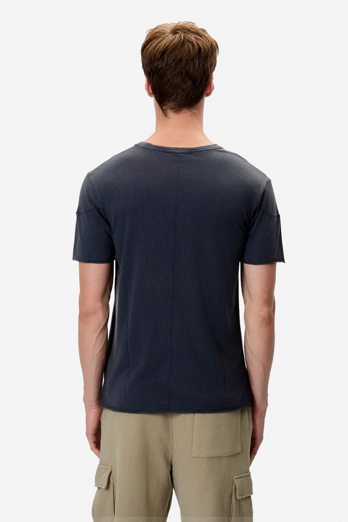 DIRTY LAUDRY Ανδρικό T-Shirt Βαμβάκι/Τένσελ Μπλέ Regular Fit DLMT000656/VINTAGE BLUE 1821233