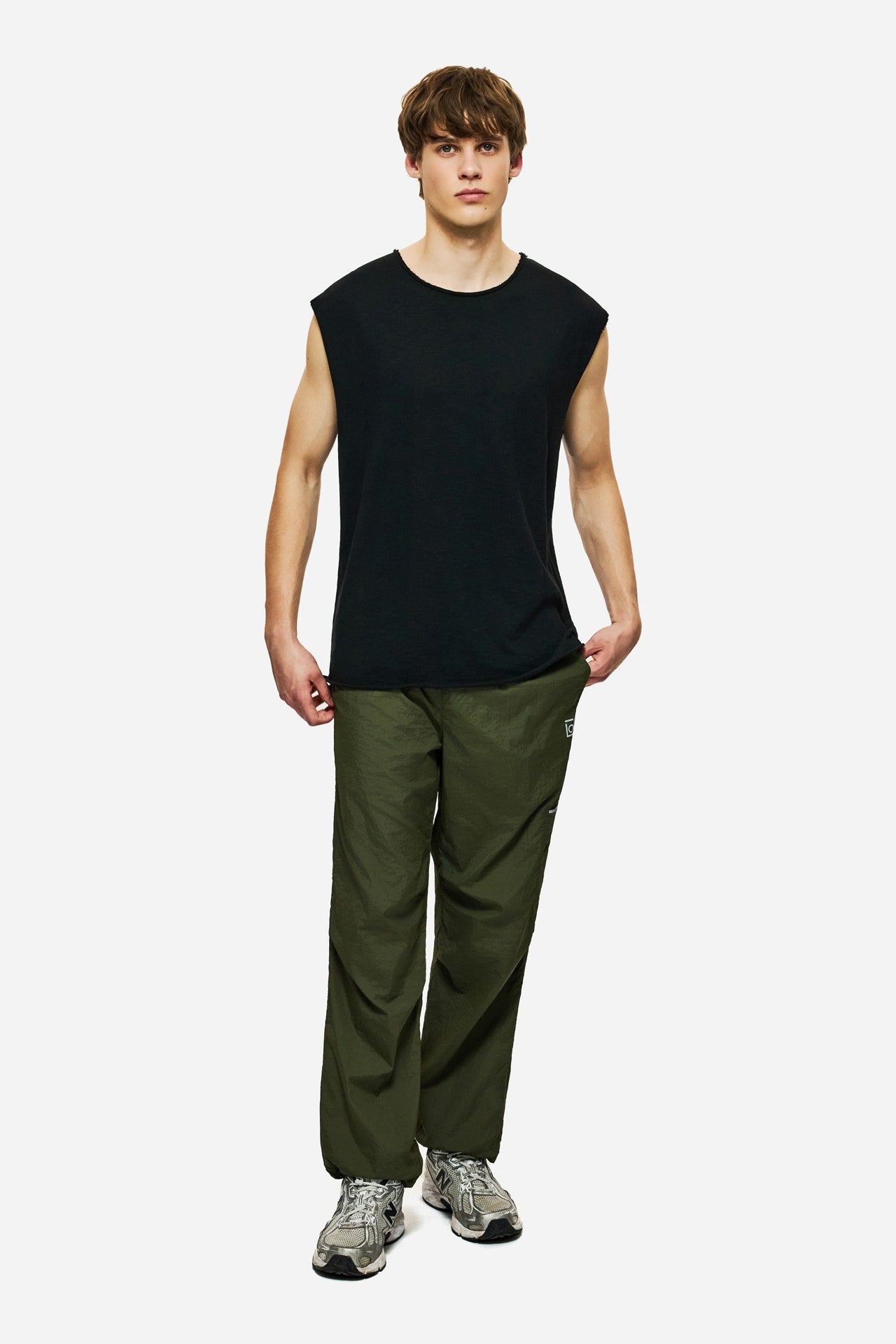 DIRTY LAUDRY Ανδρικό Αμάνικο T-Shirt Βαμβάκι Μαύρο Regular Fit DLMTT000002_2423/BLACK 1815248