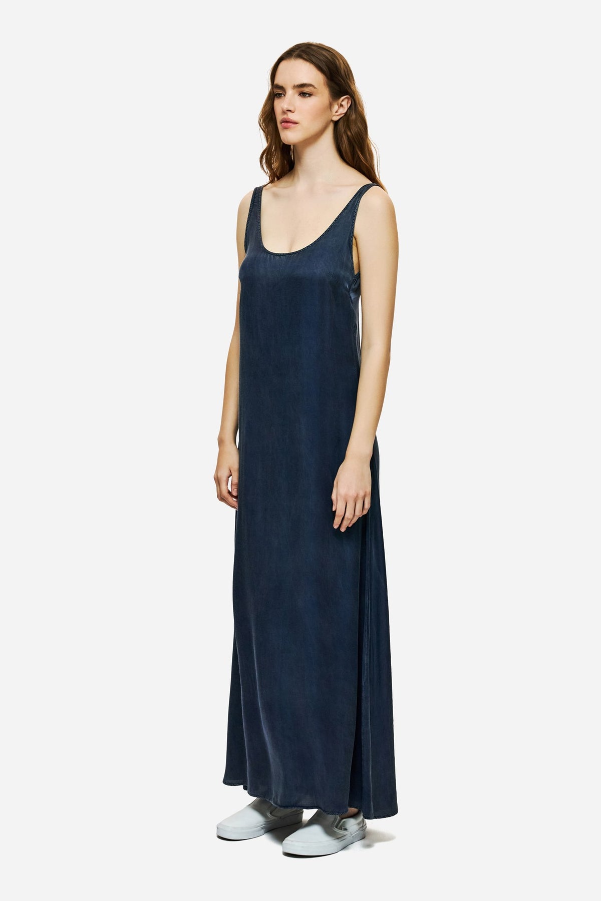 DIRTY LAUDRY Γυναικείο Φόρεμα Maxi Βισκόζη/Ρέγιον Μπλέ Regular Fit DLWD000081/VINTAGE BLUE 1824189