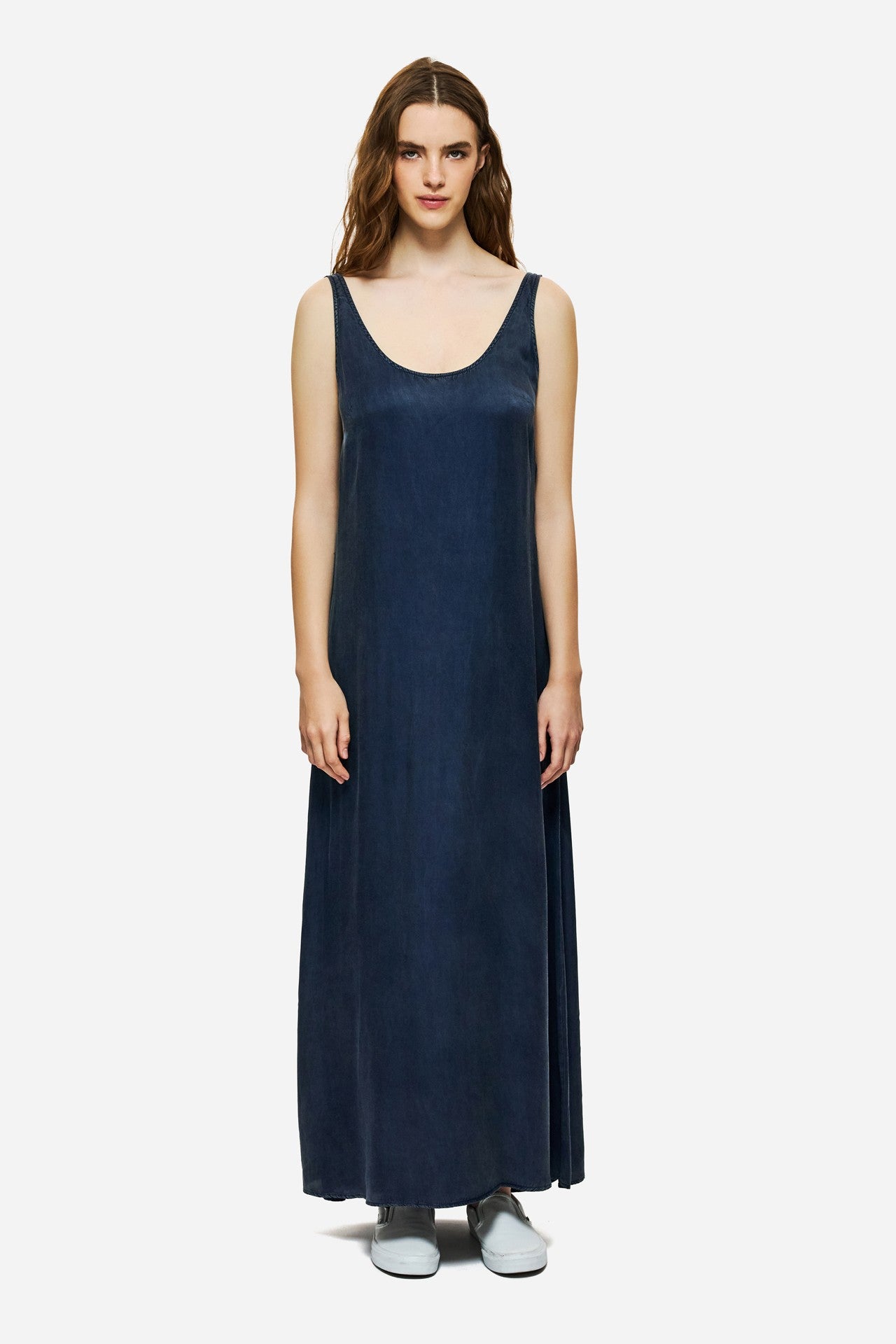 DIRTY LAUDRY Γυναικείο Φόρεμα Maxi Βισκόζη/Ρέγιον Μπλέ Regular Fit DLWD000081/VINTAGE BLUE 1824189