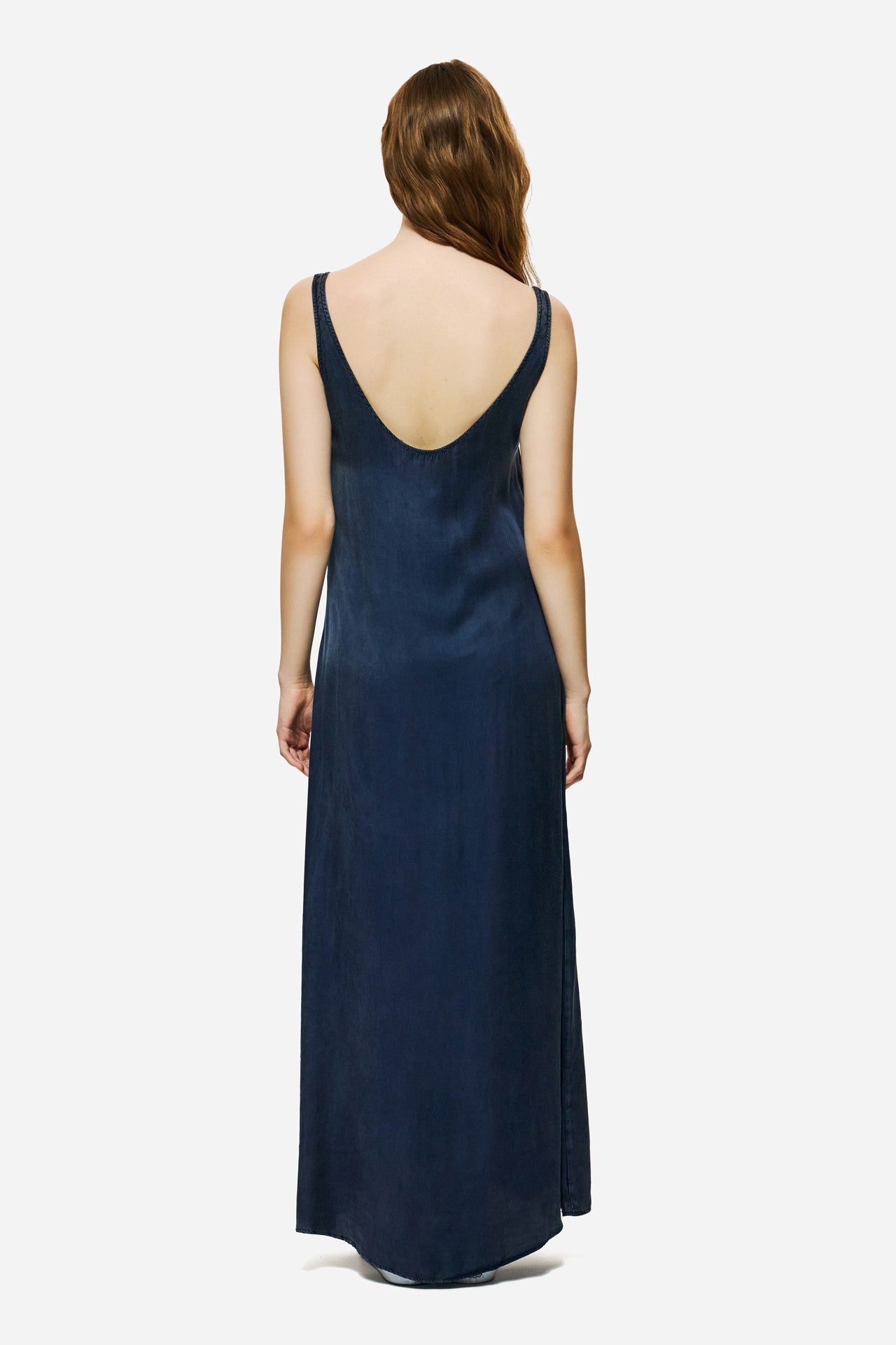 DIRTY LAUDRY Γυναικείο Φόρεμα Maxi Βισκόζη/Ρέγιον Μπλέ Regular Fit DLWD000081/VINTAGE BLUE 1824189