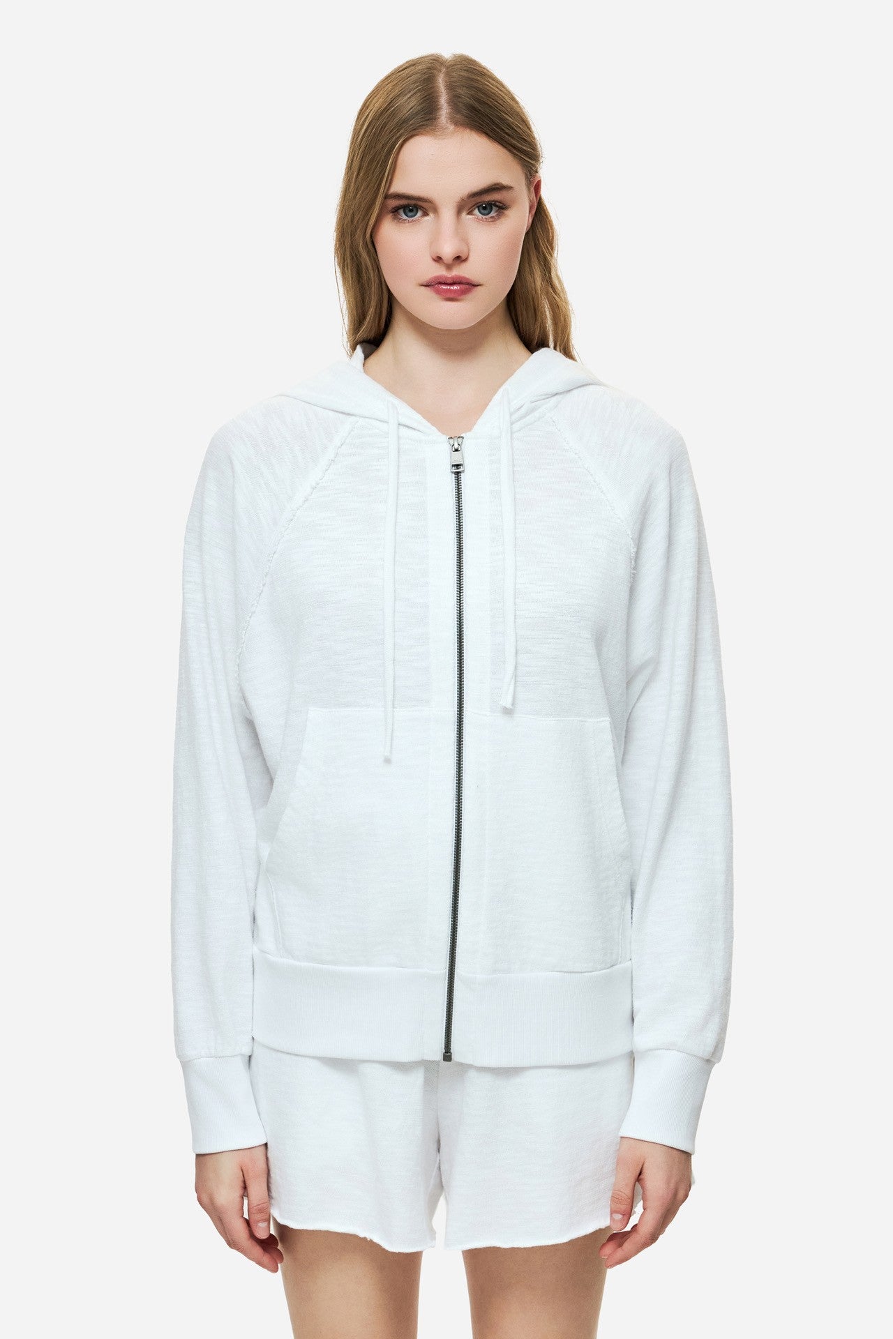 DIRTY LAUDRY Γυναικεία Ζακέτα Βαμβάκι Λευκή Regular Fit DLWF000061/WHITE 1824190