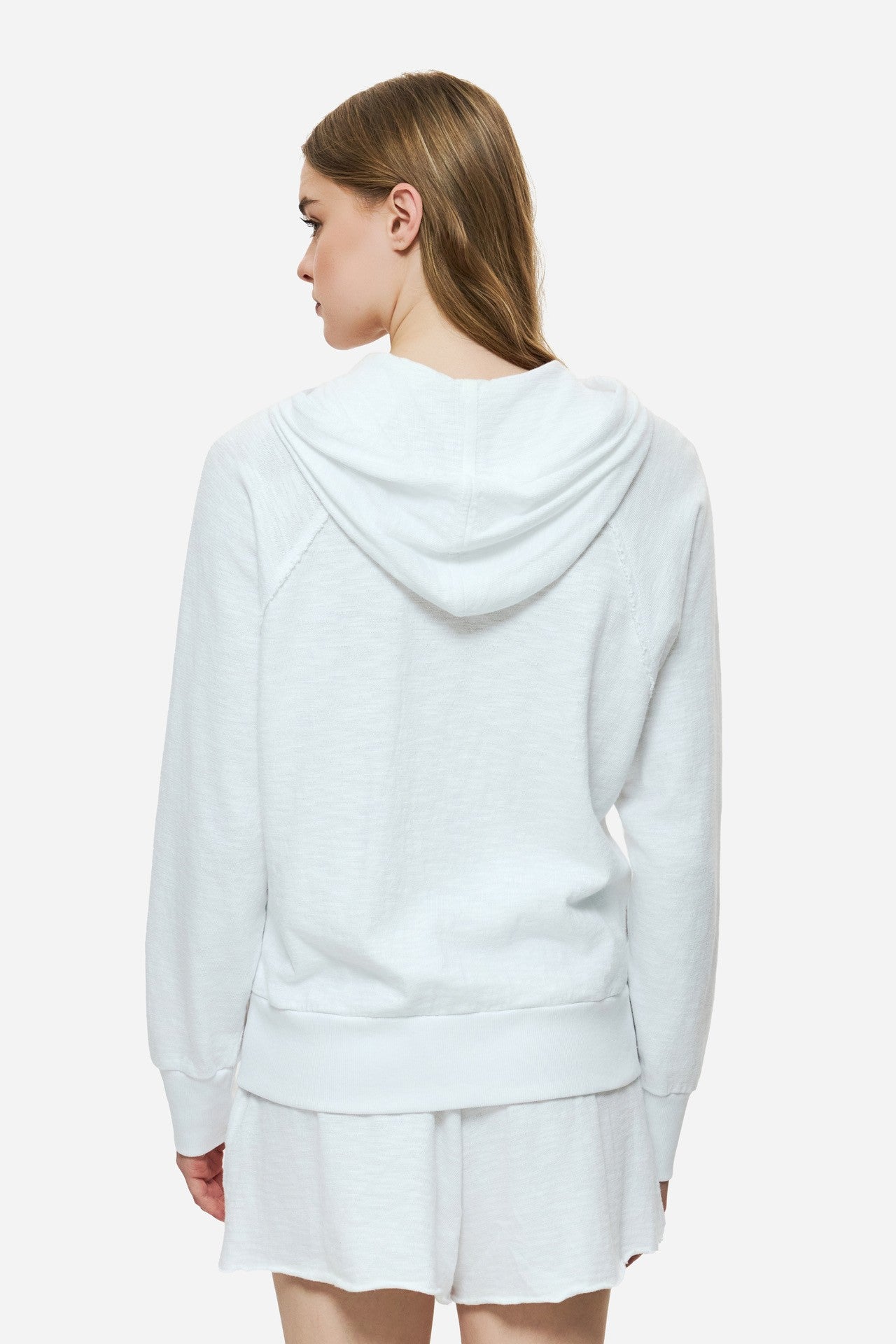 DIRTY LAUDRY Γυναικεία Ζακέτα Βαμβάκι Λευκή Regular Fit DLWF000061/WHITE 1824190