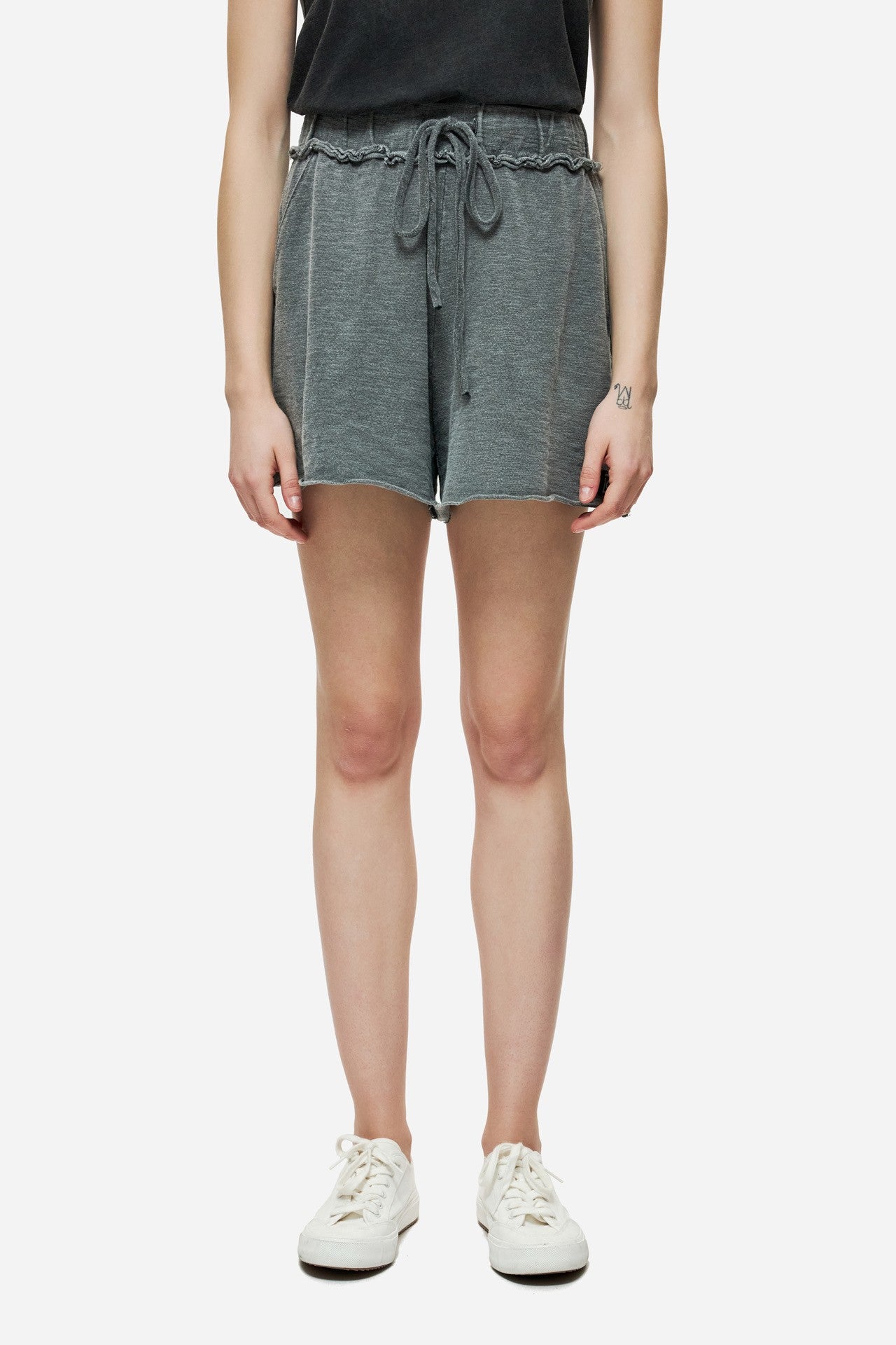 DIRTY LAUDRY Γυναικείο Σορτσάκι Βαμβάκι Γκρί Regular Fit DLWSB000038/VINTAGE GREY 1824192