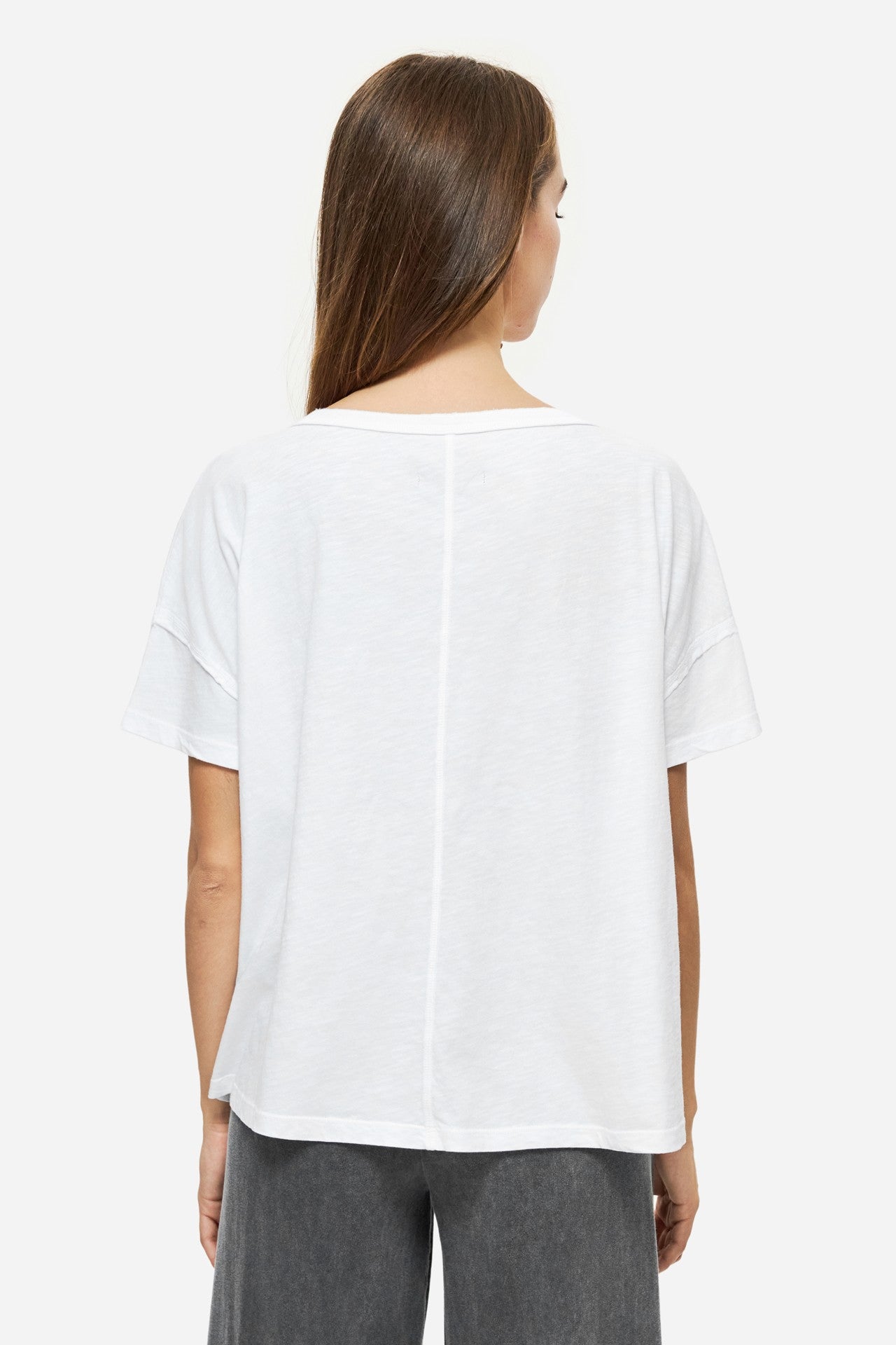 DIRTY LAUDRY Γυναικείο T-Shirt Βαμβάκι Λευκό Oversized Fit DLWT000131_2433/WHITE 1815268