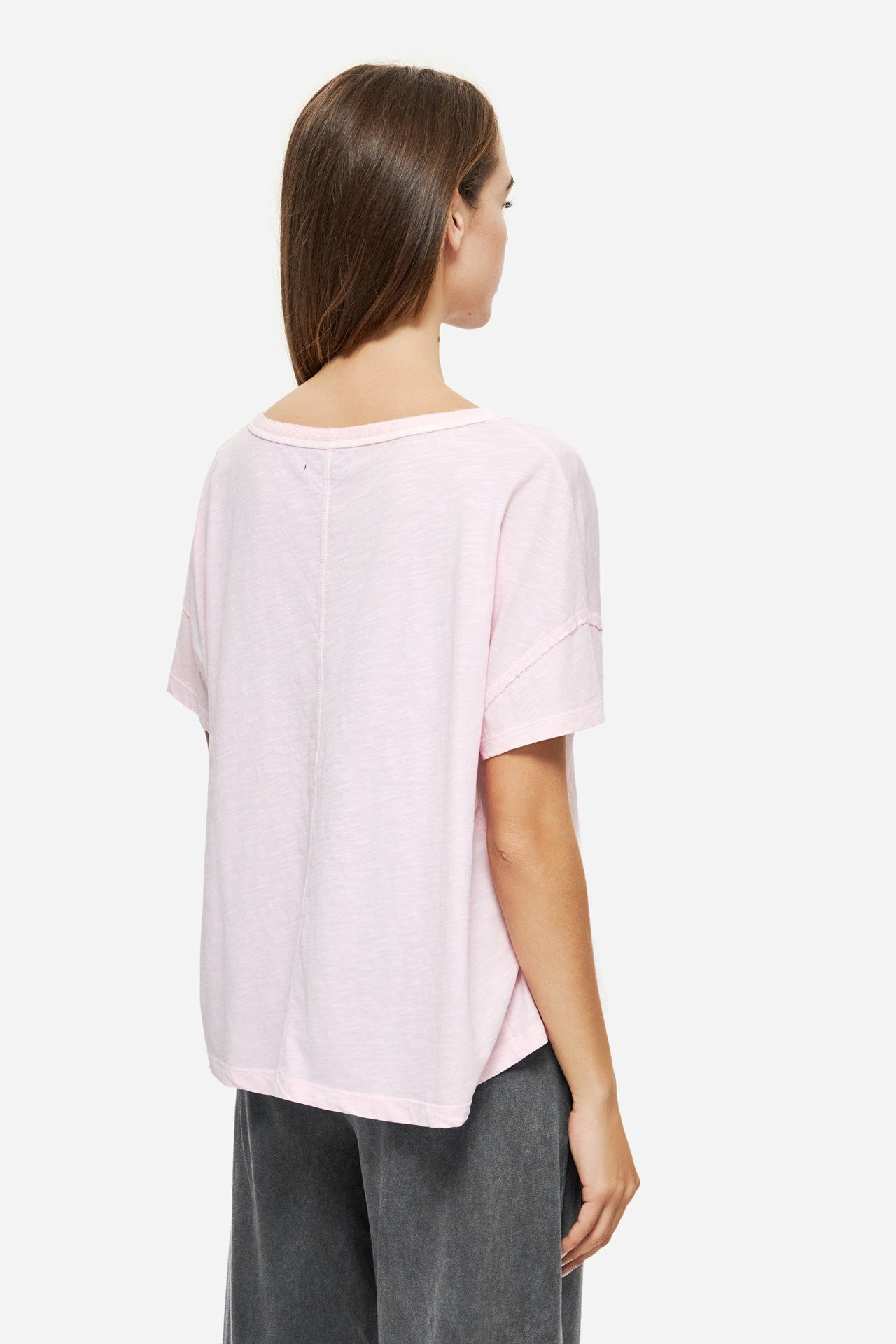 DIRTY LAUDRY Γυναικείο T-Shirt Βαμβάκι Ρόζ Oversized Fit DLWT000131_2640/BUBBLEGUM 1815268