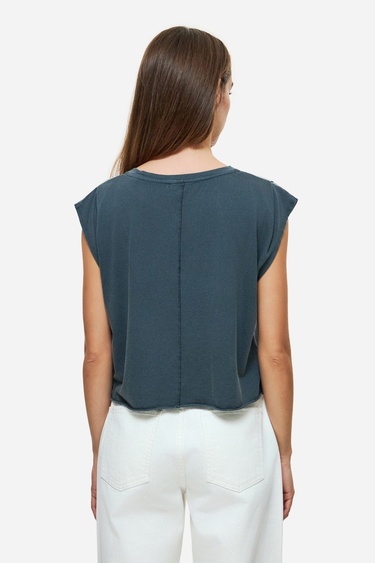 DIRTY LAUDRY Γυναικείο T-Shirt Boxy Βαμβάκι/Tencel Γκρί Regular Fit DLWT000145_2416/VINTAGE GREY 1824193