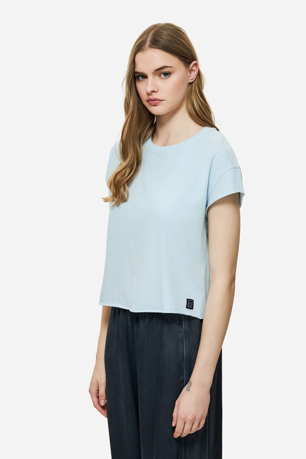 DIRTY LAUDRY Γυναικείο T-Shirt Βαμβάκι Γαλάζιο Regular Fit DLWT000147_2620/VINTAGE SKY 1824194