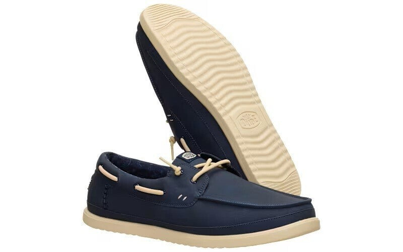 HEY DUDE Ανδρικά Παπούτσια Loafer Harbor Lo Classic Μπλέ Ύφασμα 45139/Navy/Tan 1824117