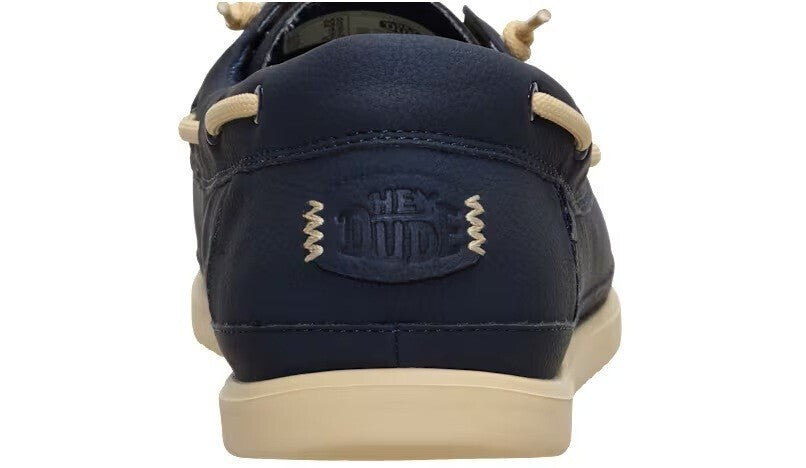 HEY DUDE Ανδρικά Παπούτσια Loafer Harbor Lo Classic Μπλέ Ύφασμα 45139/Navy/Tan 1824117