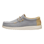 HEY DUDE Ανδρικά Παπούτσια Loafer Γκρί Wally Braided 40003/Flannel Grey/Olive Grey 1824115