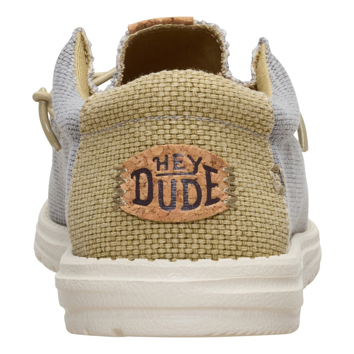 HEY DUDE Ανδρικά Παπούτσια Loafer Γκρί Wally Braided 40003/Flannel Grey/Olive Grey 1824115
