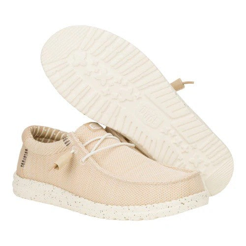 HEY DUDE Ανδρικά Παπούτσια Loafer Μπέζ Wally Stretch Sox 41898/Irish Cream/Egret 1812096