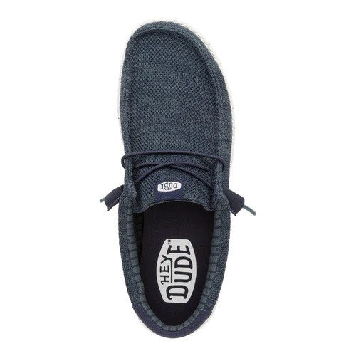 HEY DUDE Ανδρικά Παπούτσια Loafer Μπλέ Wally Stretch Sox 41898/NAVY 1812096