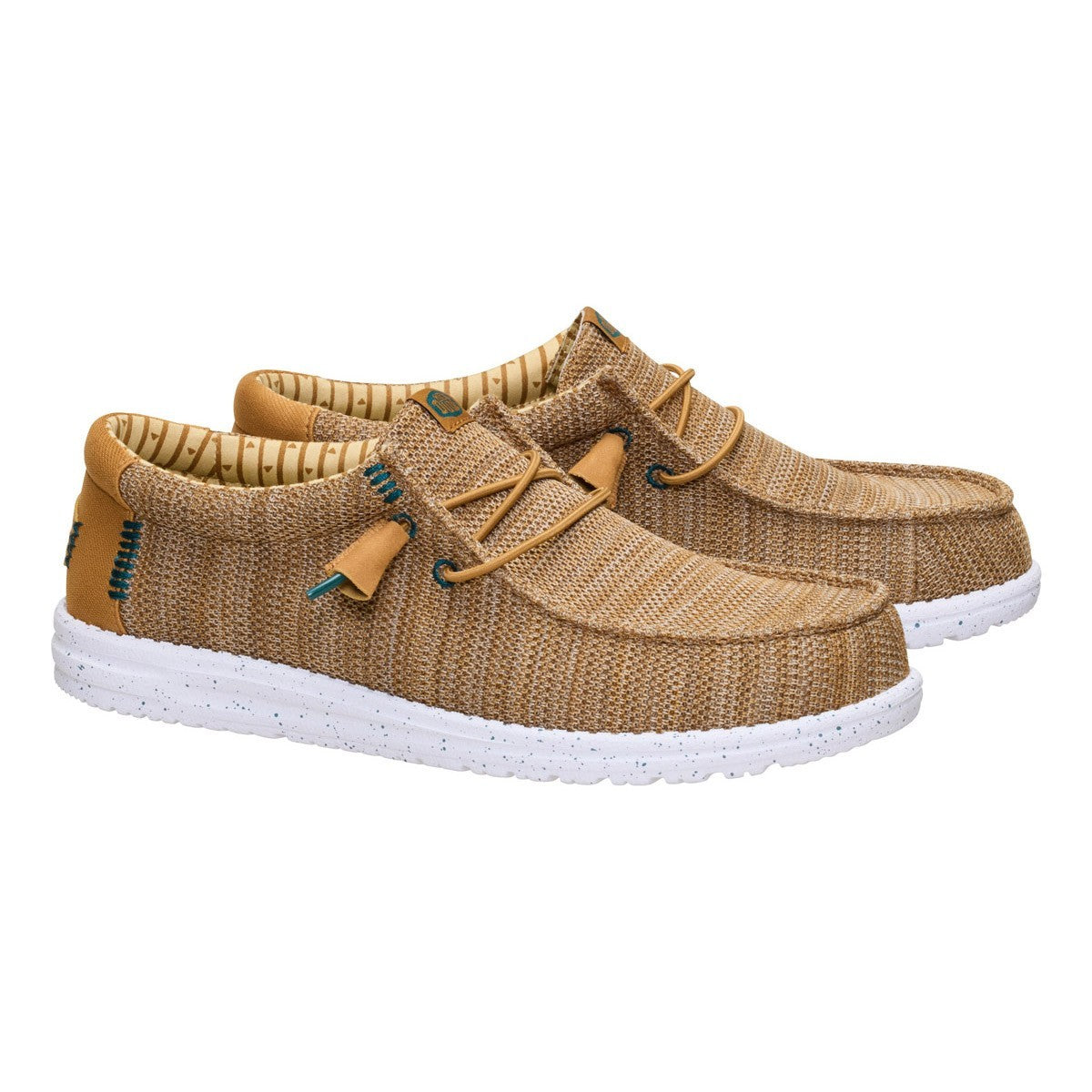 HEY DUDE Ανδρικά Παπούτσια Loafer Μπέζ Wally Stretch Sox 41898/Bone Brown/Multi 1812096