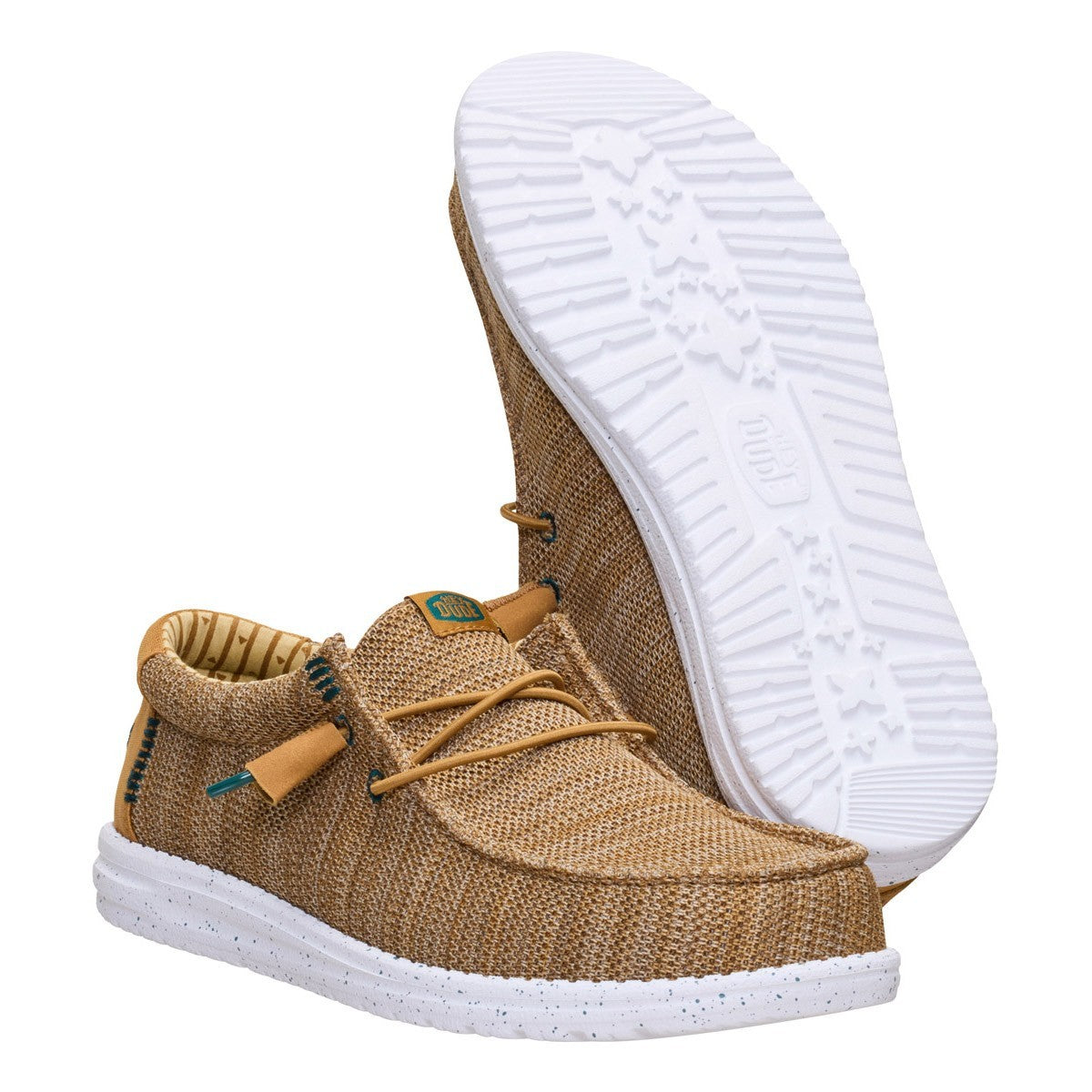 HEY DUDE Ανδρικά Παπούτσια Loafer Μπέζ Wally Stretch Sox 41898/Bone Brown/Multi 1812096