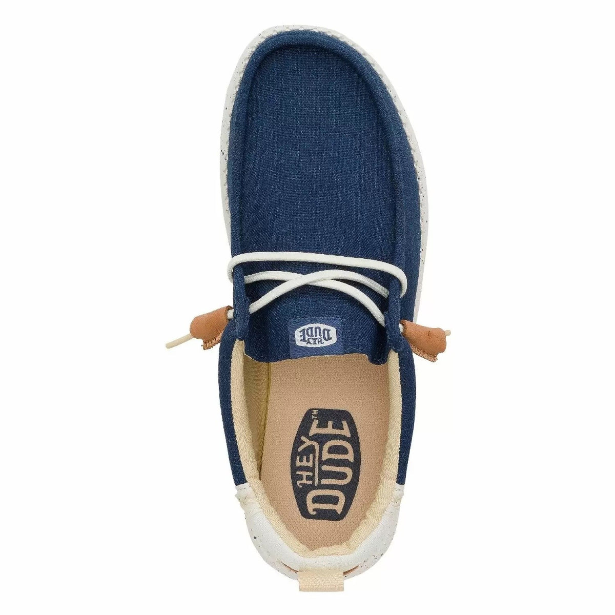 HEY DUDE Ανδρικά Παπούτσια Loafer Μπλέ Wally Craft Linen 43086/Sargasso Blue/White 1813352