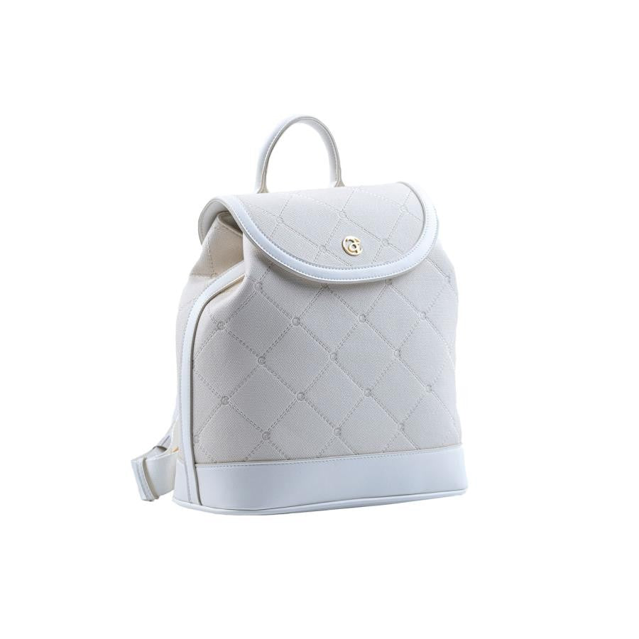 AMELIE Γυναικεία Τσάντα Backpack Οικολογικό Δέρμα Λευκή 20.3772-WHITE 1824787