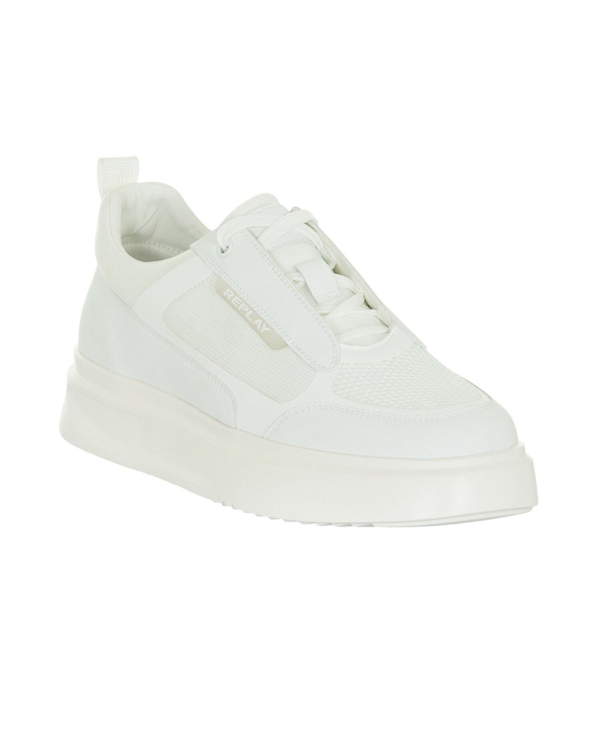 REPLAY Ανδρικά Sneakers Δέρμα Λευκά GMZ8E.003.C0001T-061 WHITE 1824467