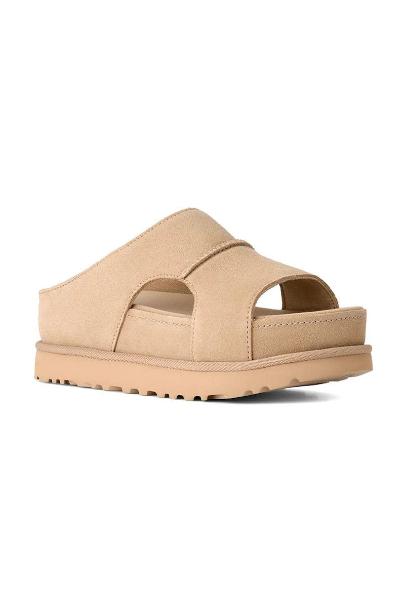 UGG Australia Γυναικεία Σανδάλια Goldenstar Δέρμα/Suede Εκρού 1175132-SAND 1823272