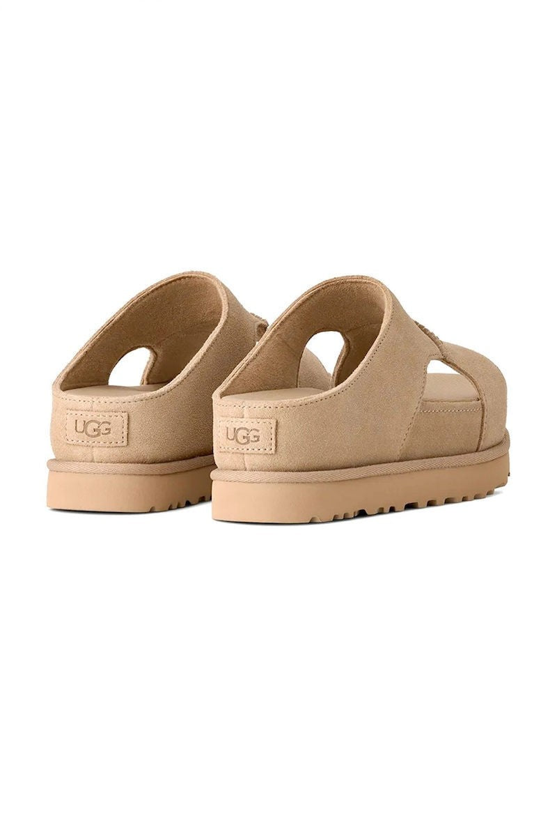 UGG Australia Γυναικεία Σανδάλια Goldenstar Δέρμα/Suede Εκρού 1175132-SAND 1823272