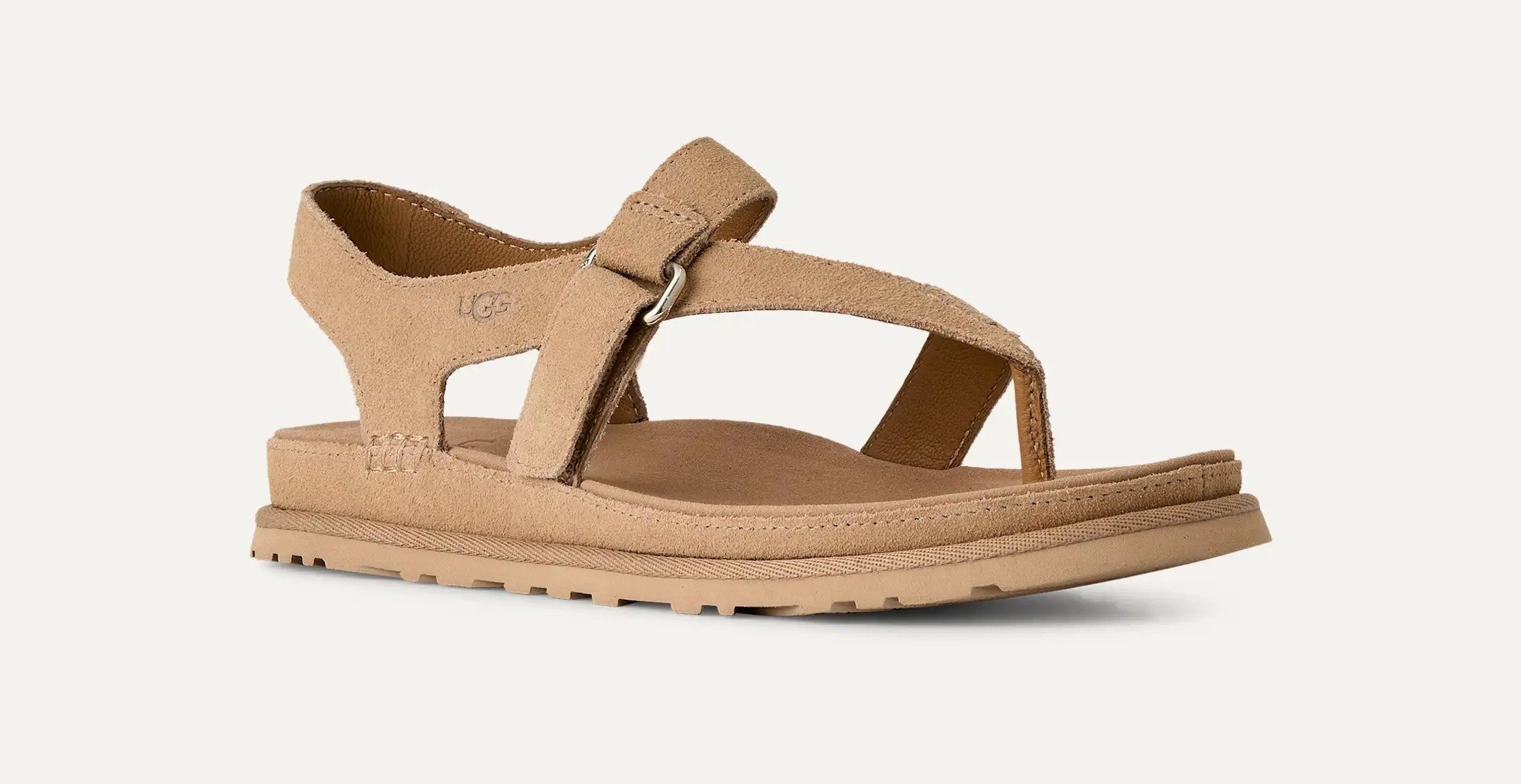 UGG Australia Γυναικεία Πέδιλα GoldenGaze Δέρμα/Suede Ταμπά 1175134-SAND 1823271