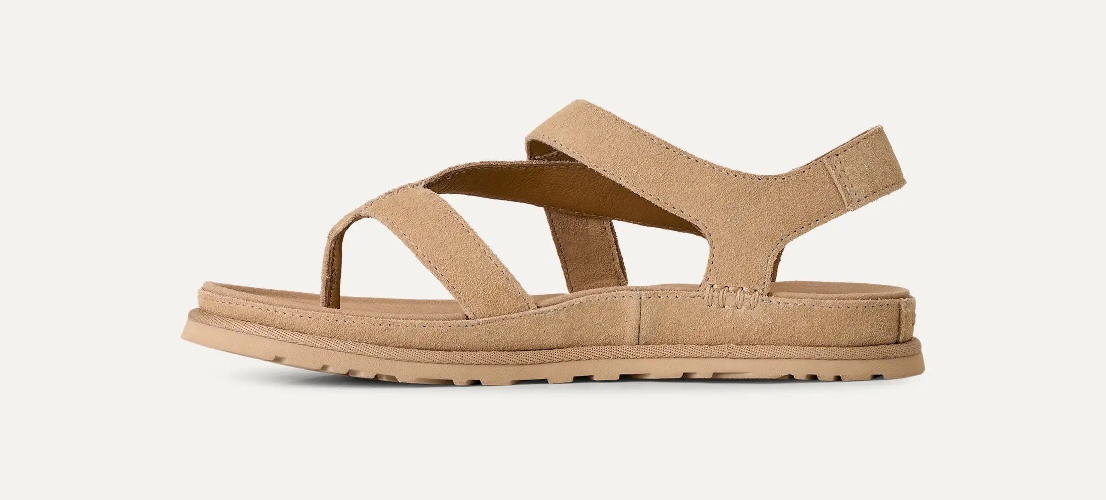 UGG Australia Γυναικεία Πέδιλα GoldenGaze Δέρμα/Suede Ταμπά 1175134-SAND 1823271
