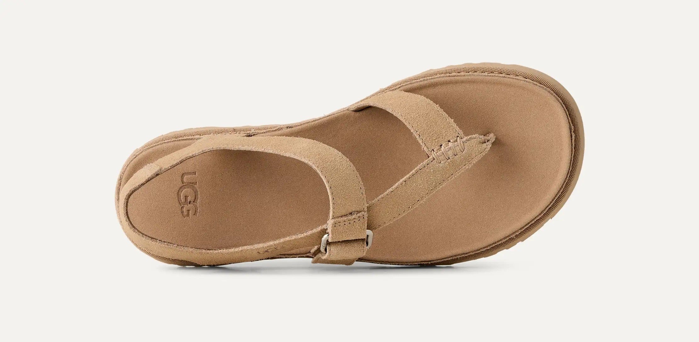 UGG Australia Γυναικεία Πέδιλα GoldenGaze Δέρμα/Suede Ταμπά 1175134-SAND 1823271