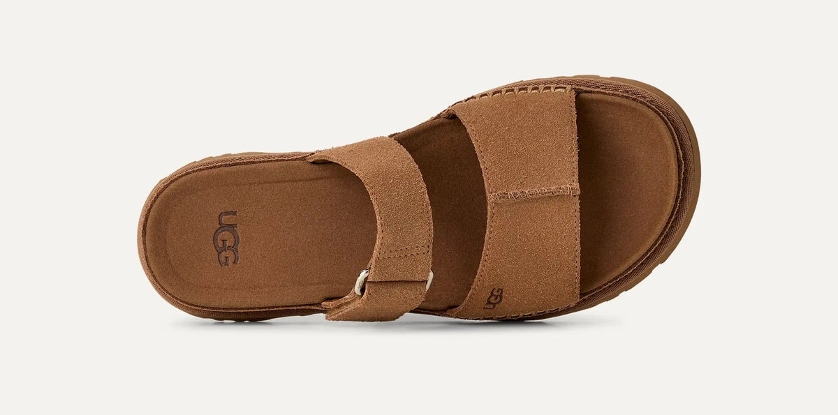 UGG Australia Γυναικεία Σανδάλια GoldenGaze Δέρμα/Suede Ταμπά 1178590-00KD CHESTNUT 1823273