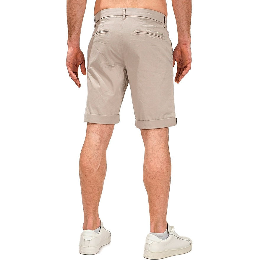 BLUE CRAFT Ανδρική Βερμούδα Βαμβάκι/Ελαστάνη Εκρού Regular Fit JACOB SH/STONE 1824105
